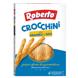 Grissini Crocchini s krystalky soli Roberto 250g 
