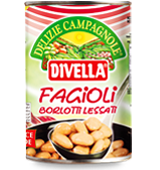 Fazole 400g - Borlotti Lessati Divella