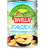 Fazole bílé velké 400g Divella