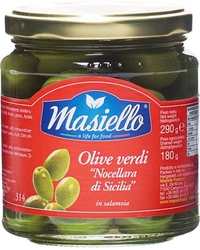 Zelené olivy Nocellara ze Sicílie
