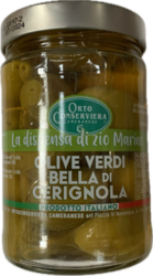 Zelené olivy velké 550g Orto Conserviera