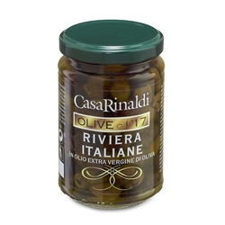 Černé ligurské olivy 290g Casa Rinaldi