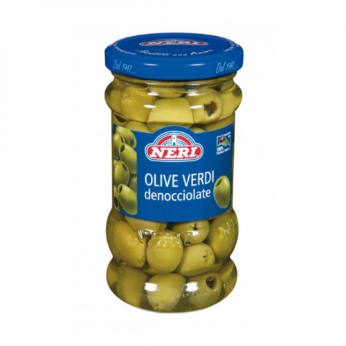 Zelené olivy bez pecek 310g