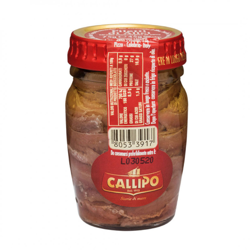 Ančovičky v olivovém oleji 75g Callipo