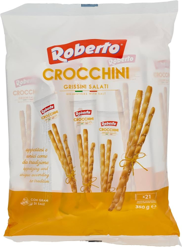 Grissini crocchini Roberto s krystalky soli 350g   